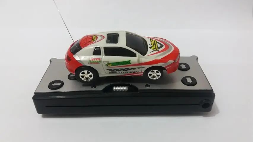 Mini Carro Lata Controle Remoto Carrinho Rc Brinquedo Cone - Foto 2