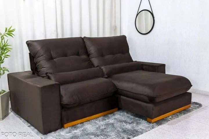 Pré Black Friday! Sofá Retrátil e Reclinável 407  - Tempo limitado.  - Foto 2