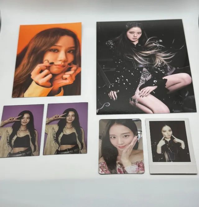 Photocard BLACKPINK Oficiais Lisa Rosé Jennie Jisoo Photo Card K-Pop Square Up Born Pink - Foto 2
