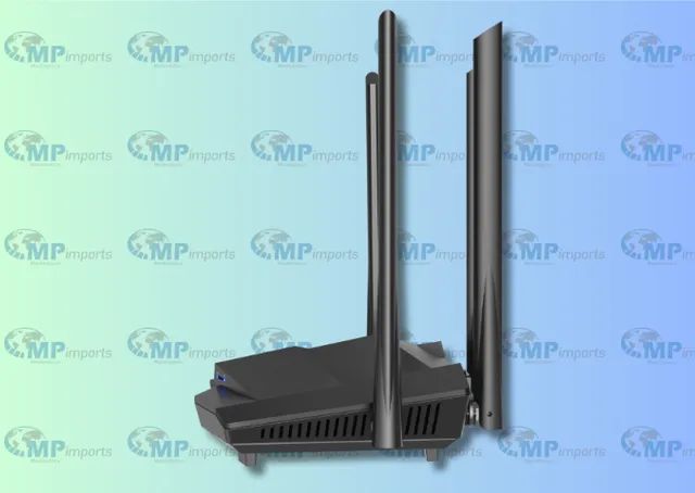 Loja MP Imports: Roteador Gigabit Wifi Mu-mimo AC10 Preto 110/220v tenda - Modelo AC1200 - Foto 5