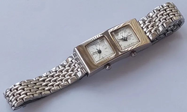 RELÓGIO FEMININO MARCA BILL BLASS DUO - ORIGINAL - RARO!! - Foto 5