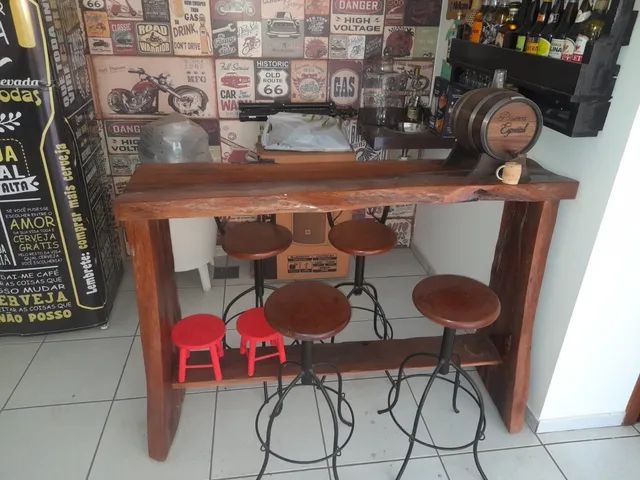 "balcao de bar rustico" no Brasil