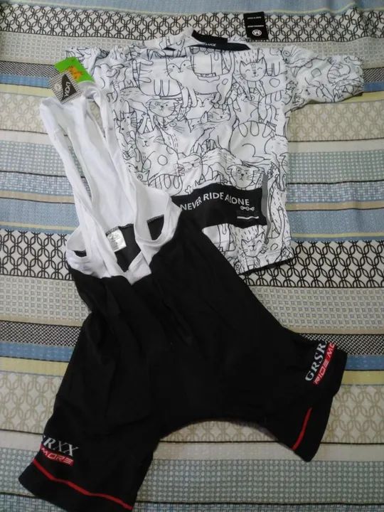 conjunto de roupa de ciclista - Foto 2