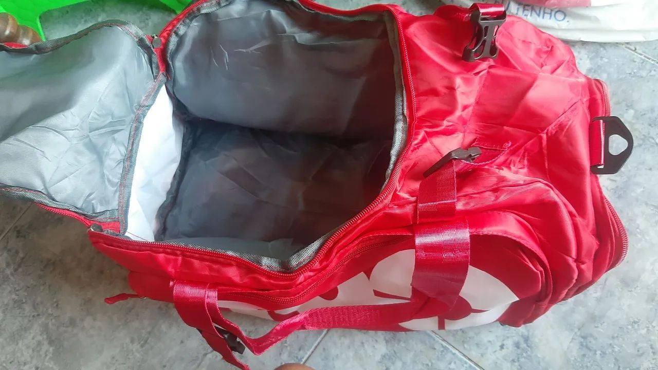 Mochila de Academia T60 Vermelha - Foto 4