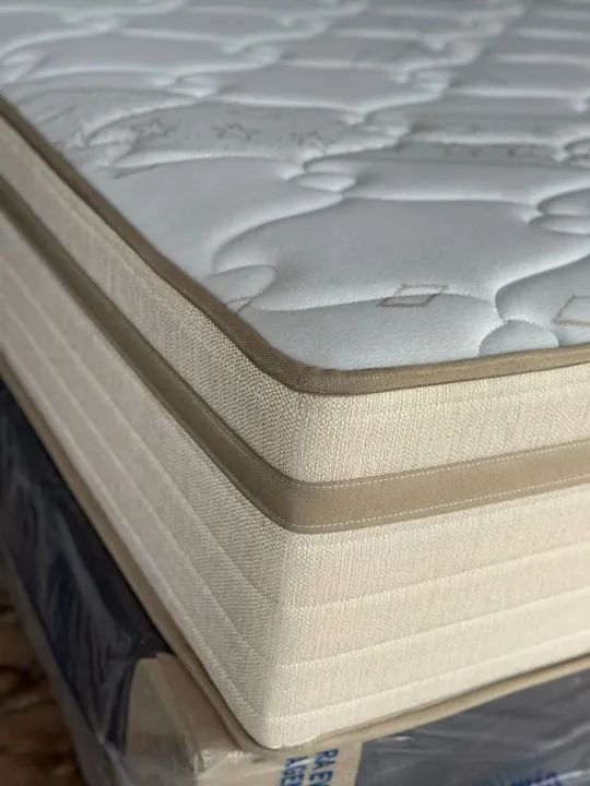 cama box em linho tamanho queen size e super king  - Foto 2