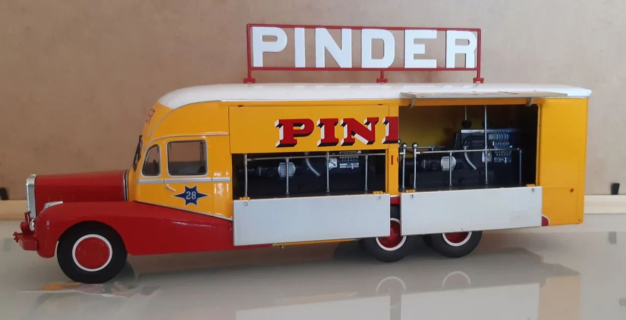 Caminhão central electrica Pinder 1/43 - Foto 5