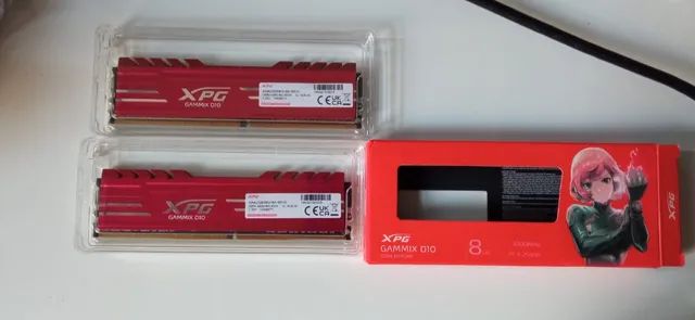 Memórias adata xpg Gammix D10 2x8gb 3200mhz - Foto 2
