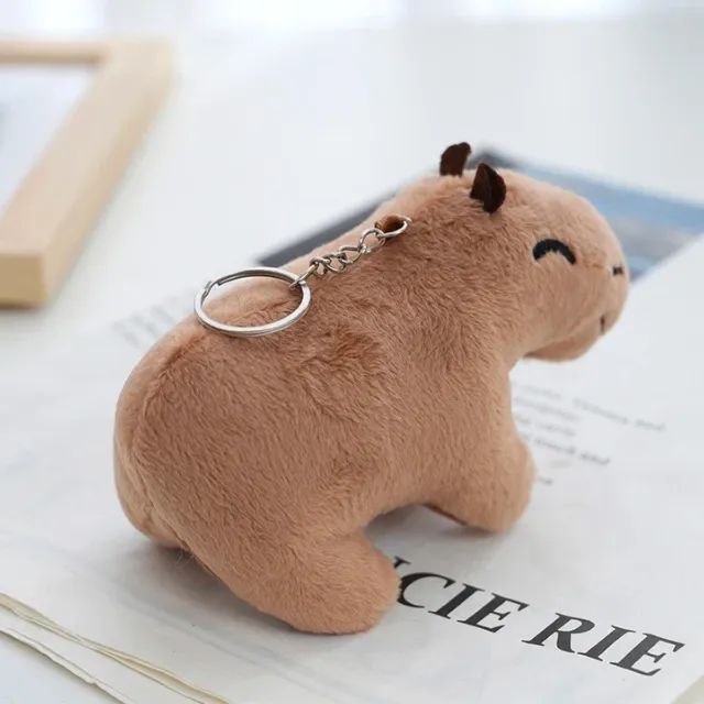 Chaveiro de Pelúcia Adorável- Capivara - Novo - Foto 5