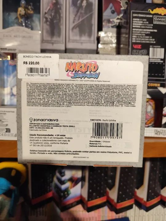 Figure/Boneco Itachi Uchiha Abystyle Studio - Naruto Shippuuden  - Foto 4