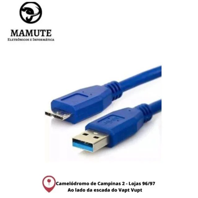 Cabo Usb 3.0 Para Hd Externo 1.5M