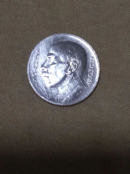 Moeda de 5.000 reis do santos Dumont 