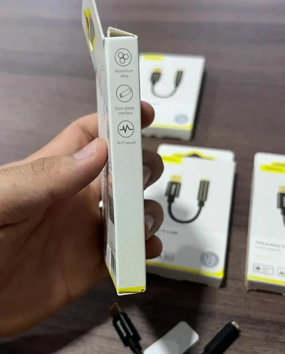 Adaptador Para Fones de Ouvido Baseus Tipo-c p/ Fone P2 3.5mm - Foto 2