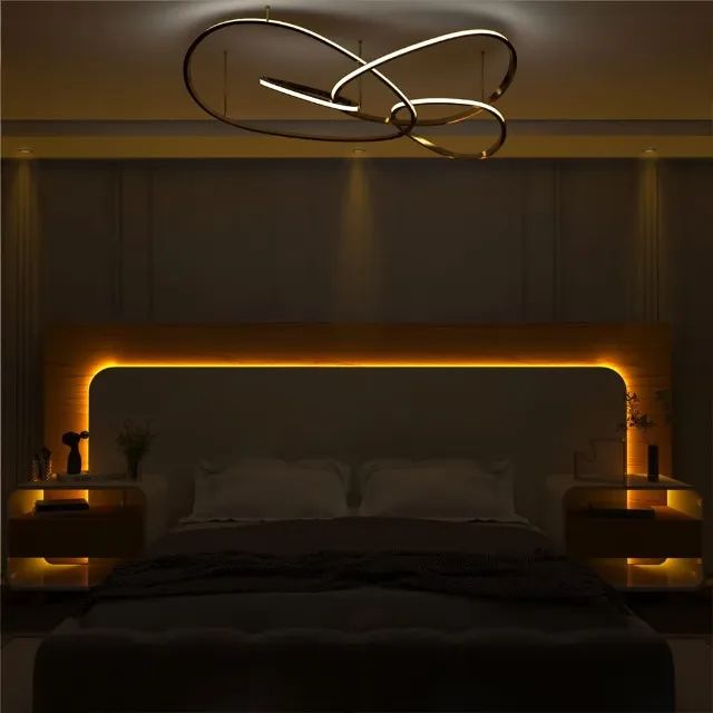 quarto cabeceira para cama casal com 2 mesas de cabeceira  - Foto 4