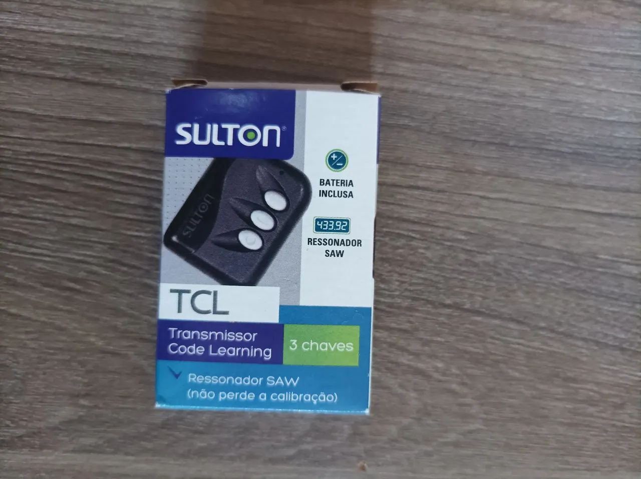 Controle de alarme e portão com 3 botões da Sultron