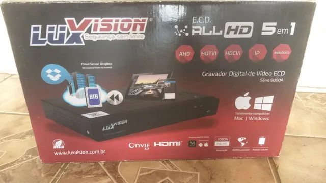 Dvr 8 canais lux vision  5 em 1
