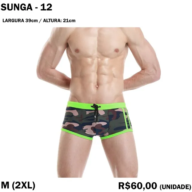 Sunga Camuflada Exército
