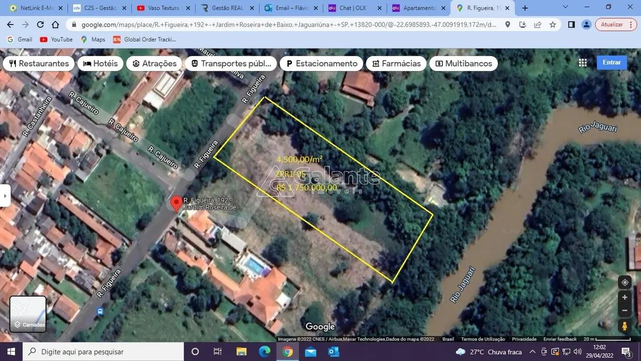 área - Roseira de Baixo - Monte Alegre do Sul