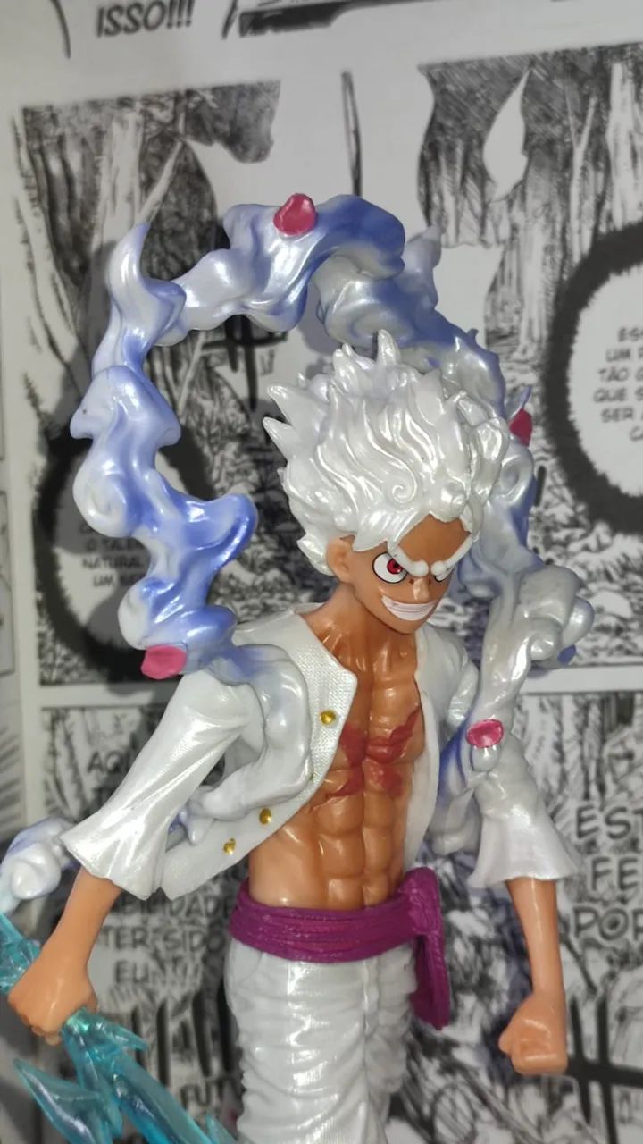 【ONE PIECE】GEAR 5 figure 17pieces TAMASHII NATIONS - One Piece - Monkey D. Luffy -GEAR5-, Bandai