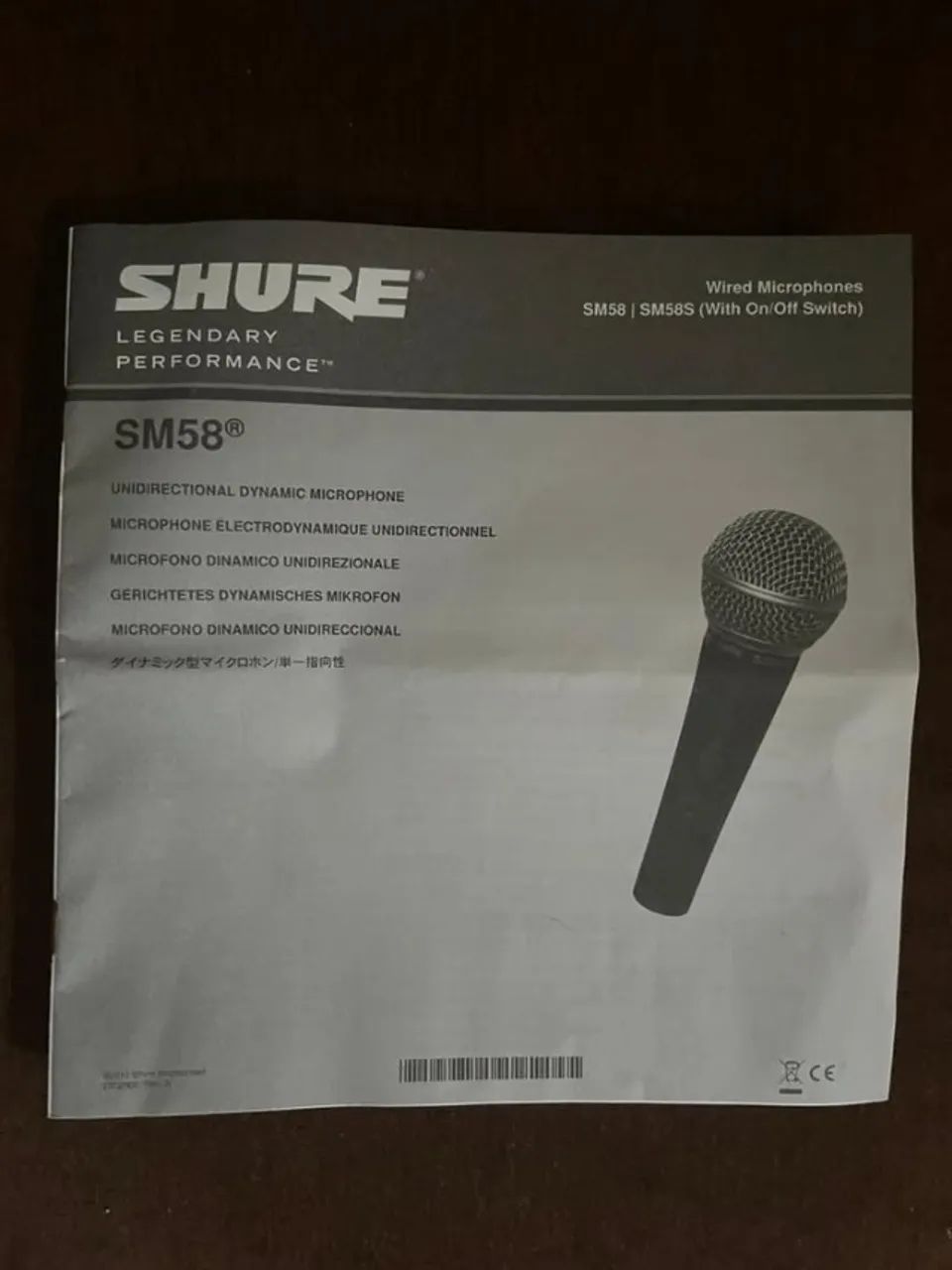 Microphone Shure SM58 ORIGINAL! + 2 cabos novos! - Foto 2