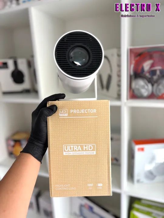 Projetor HY300 MAGCUBIC Original, 4K/HD Android 11, wi-fi, Bluetooth, 130 Polegadas