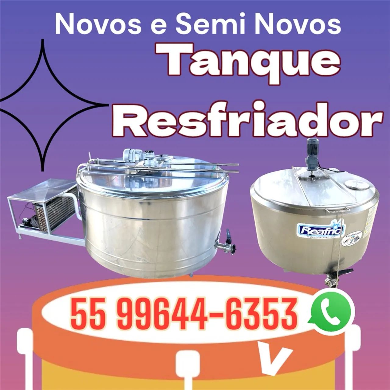 Tanque Resfriador Tina 300 Litros de Leite  para Produção d Açaí e Sorvetes Sucos 220v  - Foto 5