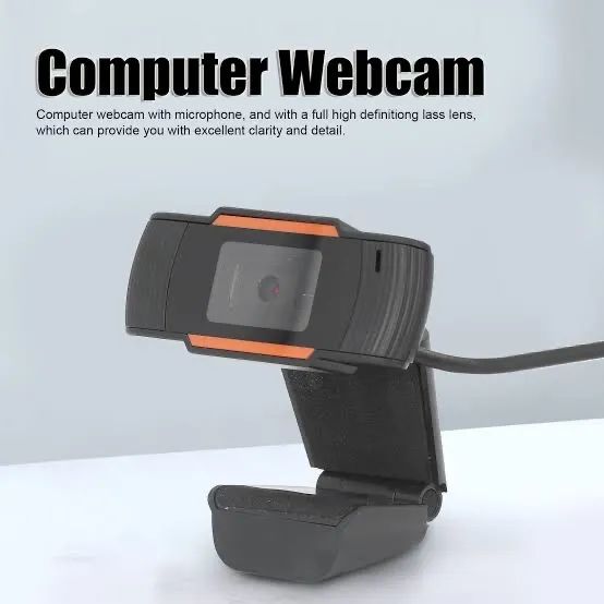 Webcam USB para PC/Notebook com Microfone + Clip de Fixação (Ideal p/ reuniões) - Foto 2
