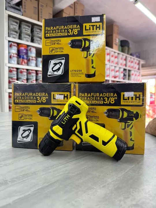 Parafuradeira/Furadeira 3/8'' 12V LITH
