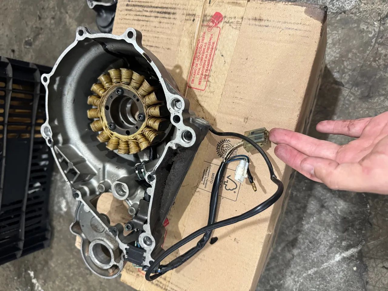 Motor baixado - XT 660 para retirada de peças  - Foto 4