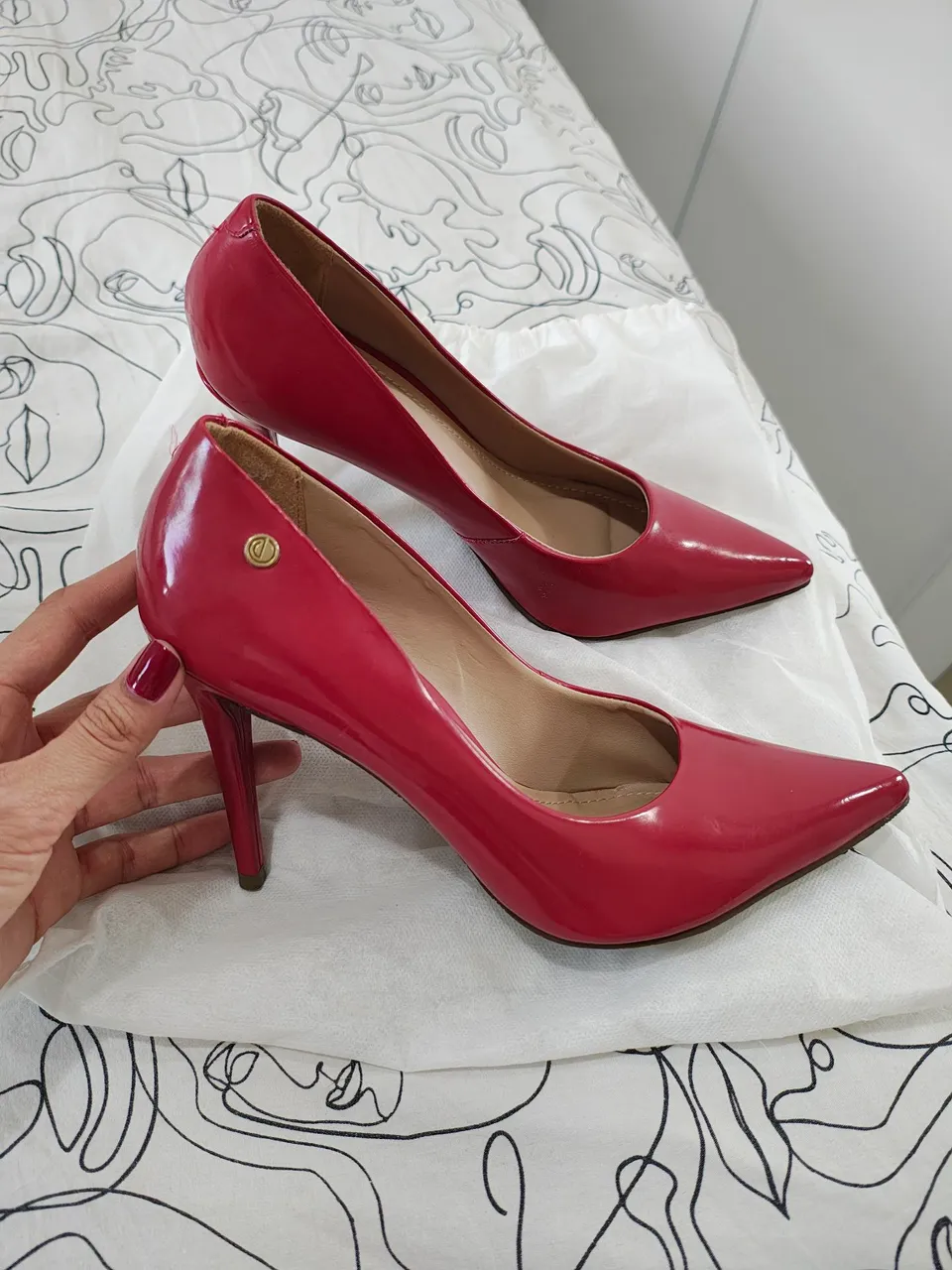 Scarpin Vermelho, Dumond. n°38