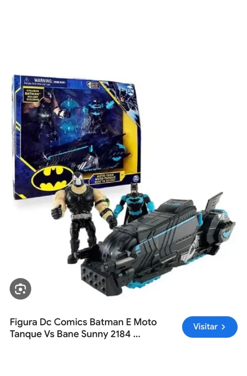 Boneco Batman e Moto - Foto 2