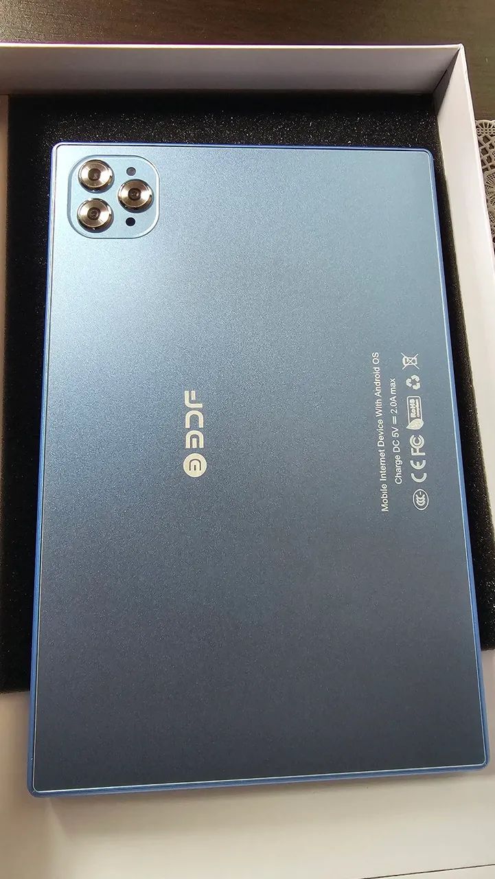 Tablet Bdf 10 4gb/ 64gb Android 11 Octa Dual Sim 3g Novo azul - Foto 5