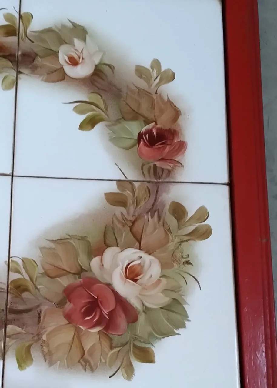 2 Bandejas Azulejo e Madeira