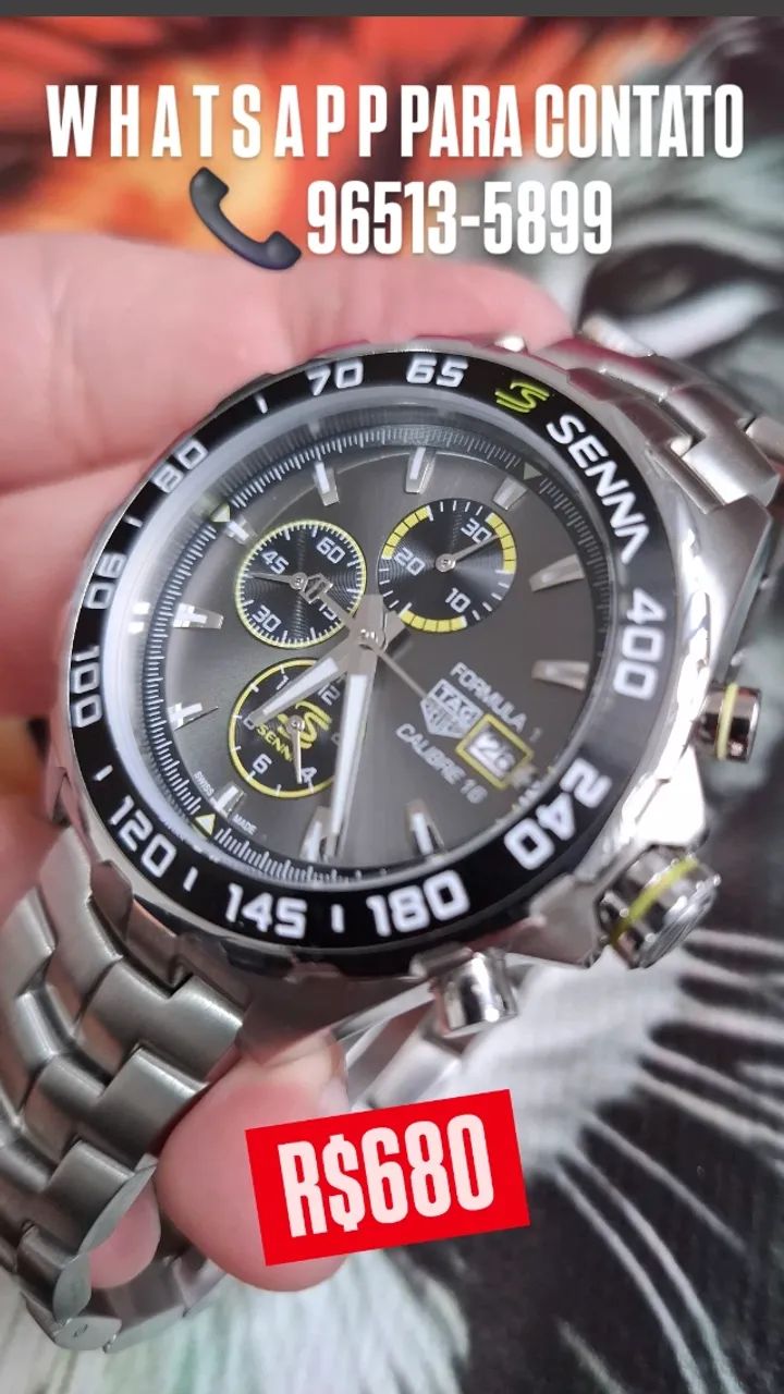 Relógio TAG HEUER SENNA FORMULA 1  - ENTREGAMOS 