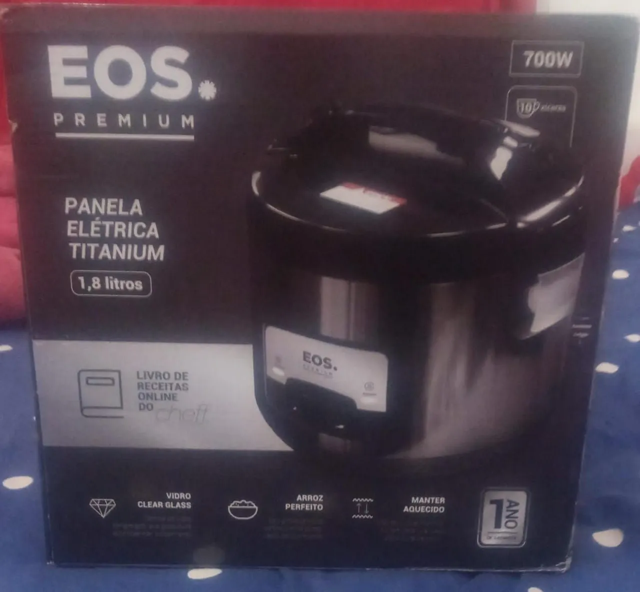 Panela Elétrica EOS Titanium 1,8 Litros 700W
