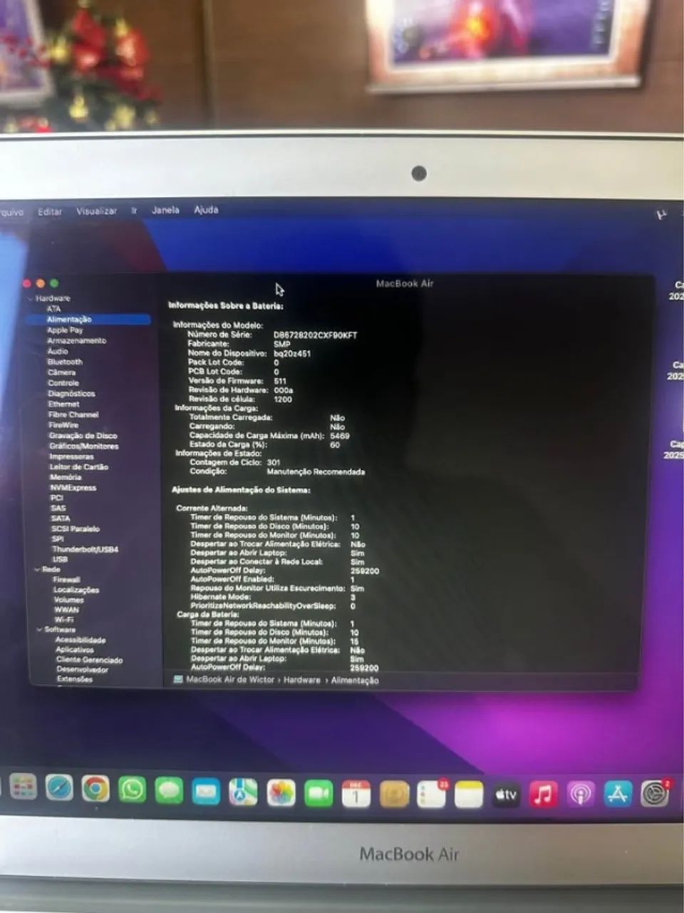 MacBook Air 2017 8gb ram 128gb ssd em perfeito estado - Foto 4