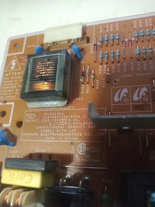 Placa Fonte Monitor Samsung 740n - Foto 2