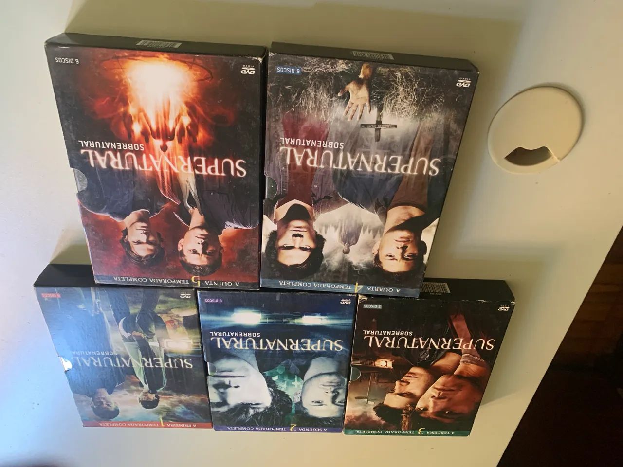 Dvd mas supernatural -sobrenatural 1-5 completo