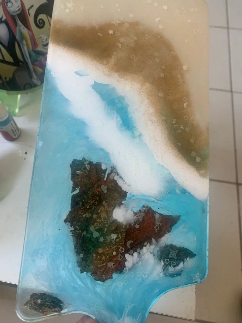 Arte do porcelanato líquido fazemos placas , quadros personalizados  - Foto 5