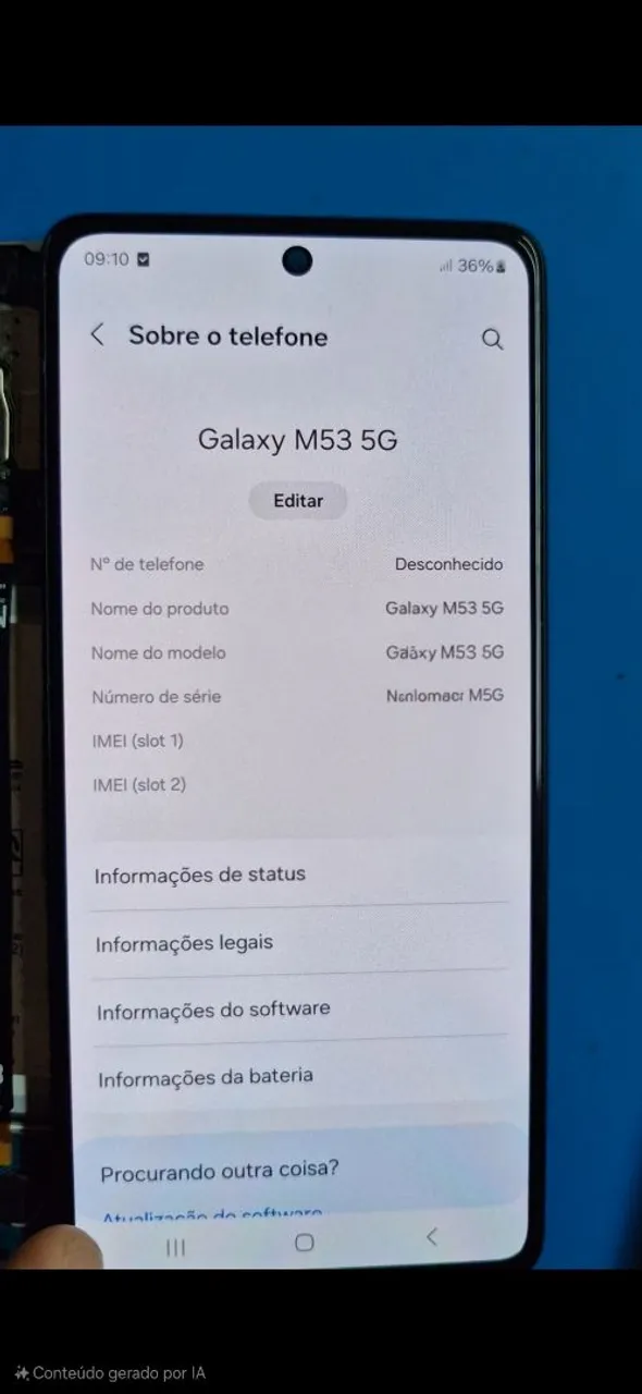 Peças para Samsung Galaxy M53 5G