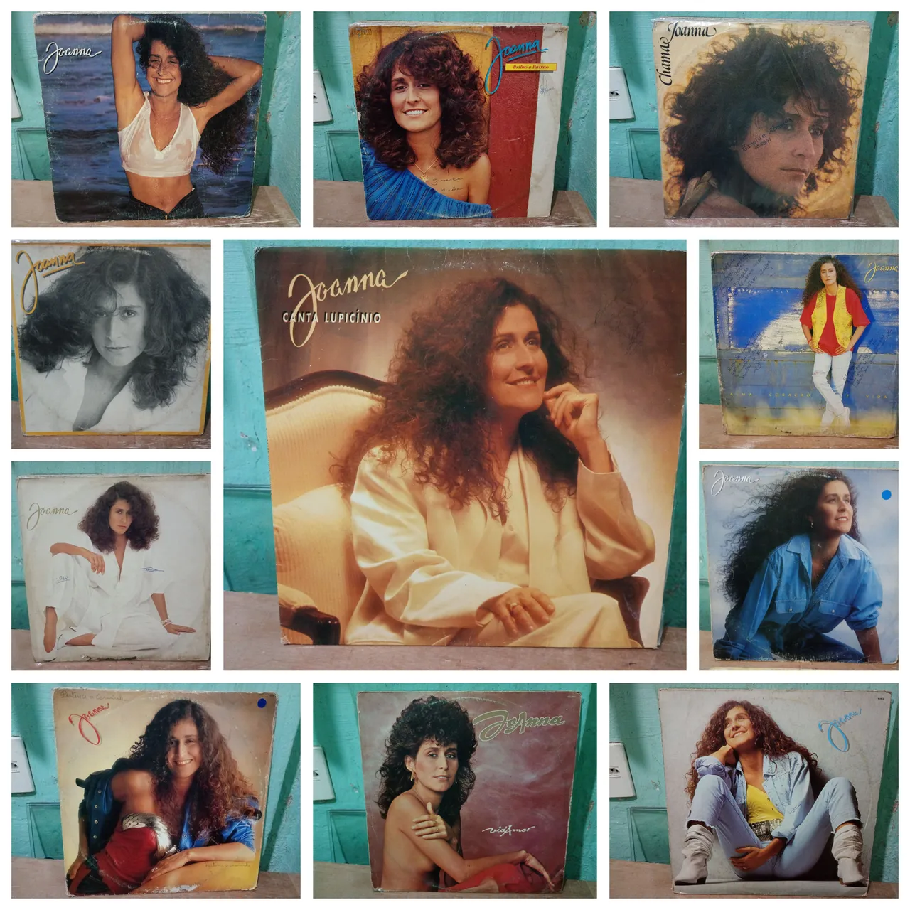Coleção 11 Lps Joana/Disco de Vinil/MPB/Música/Pop