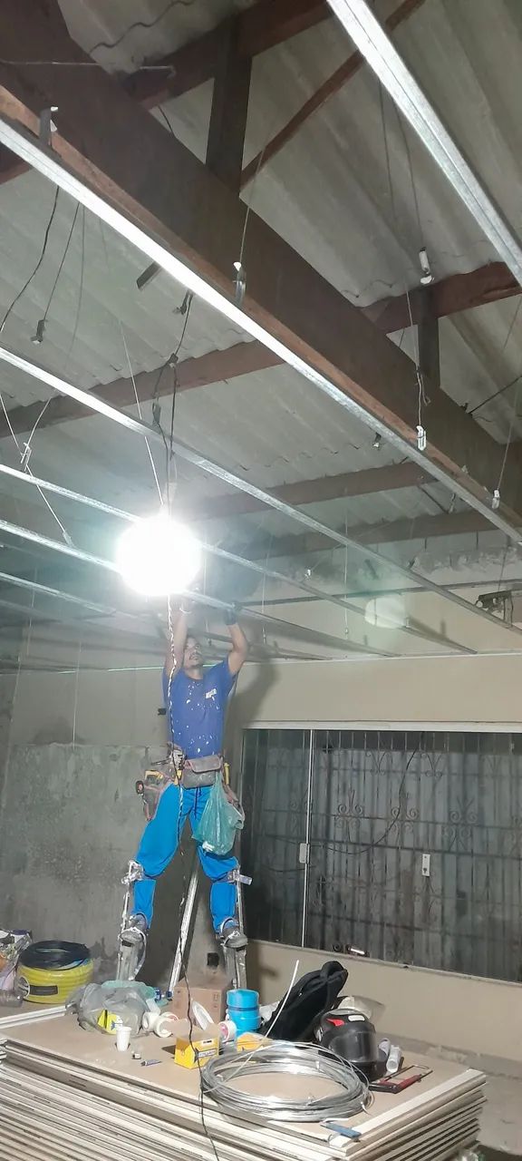 Instalador de drywall profissional