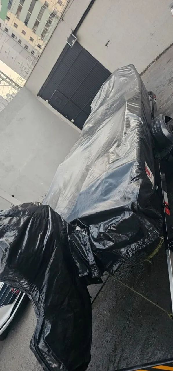 MG Nautica 50hp mercury 2 tempos partida elétrica e carretinha lumaq - Foto 3