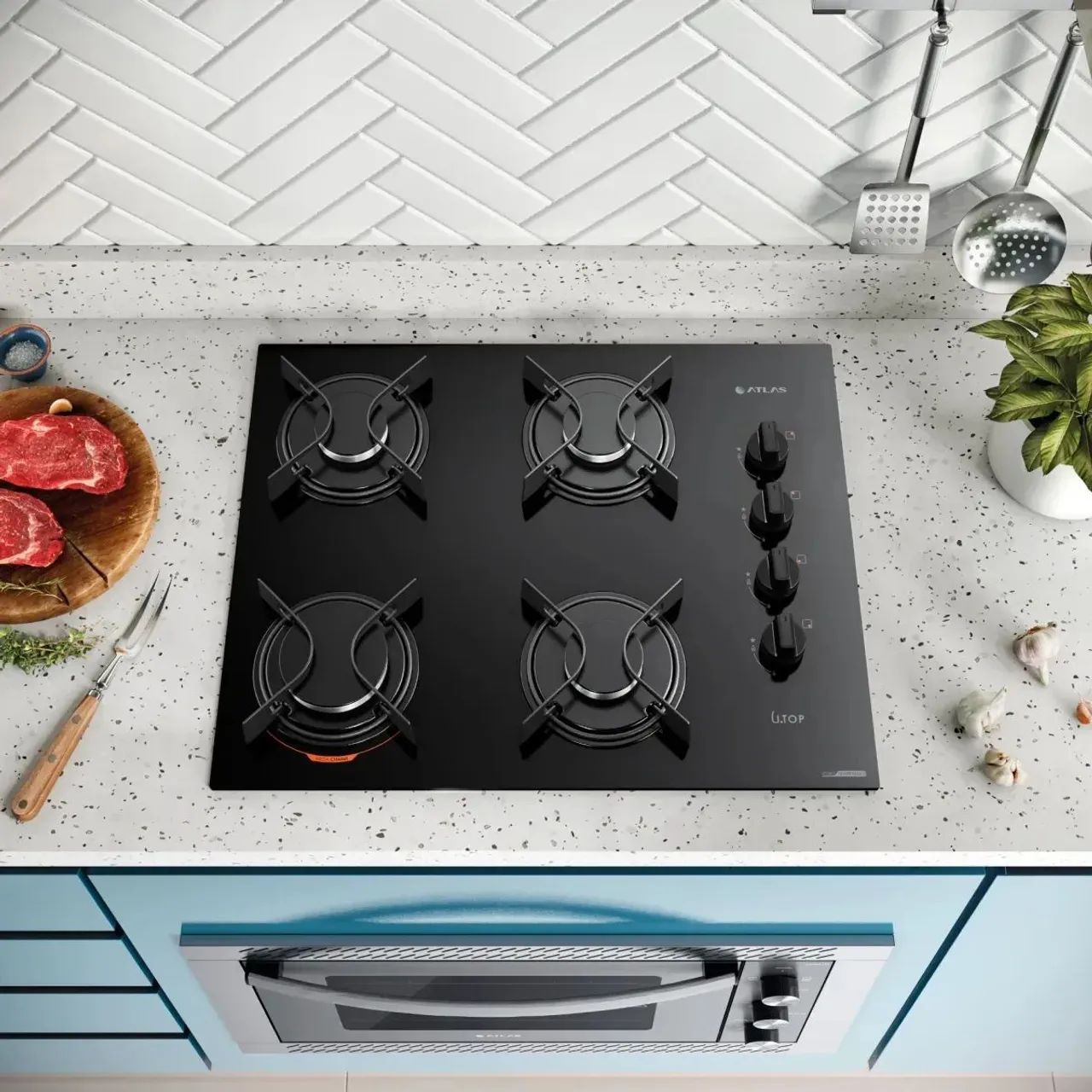 Fogão Cooktop 4 bocas  - Foto 5