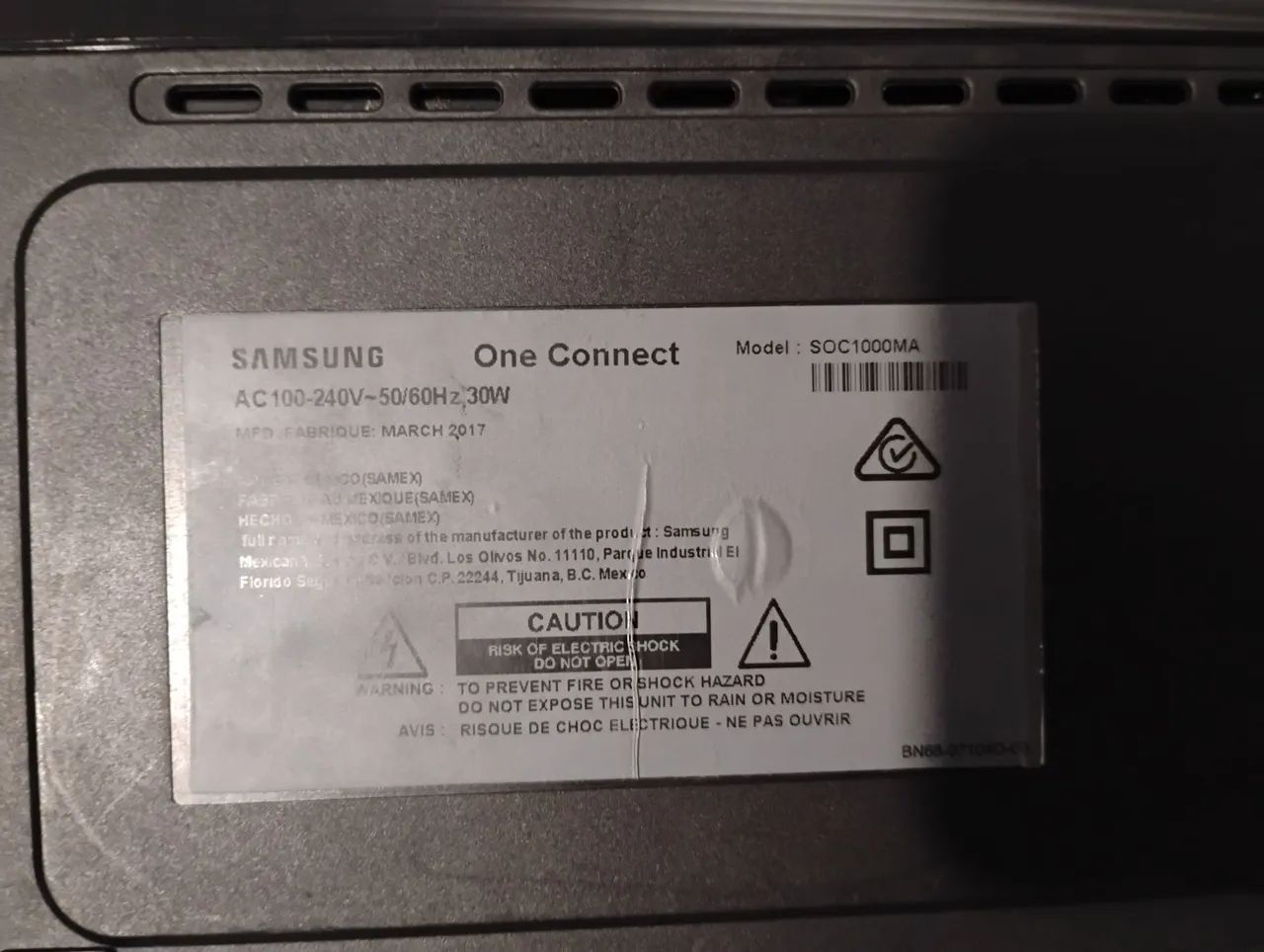 One Connect mod SOC1000MA tv Samsung 65-55 polegadas  - Foto 4