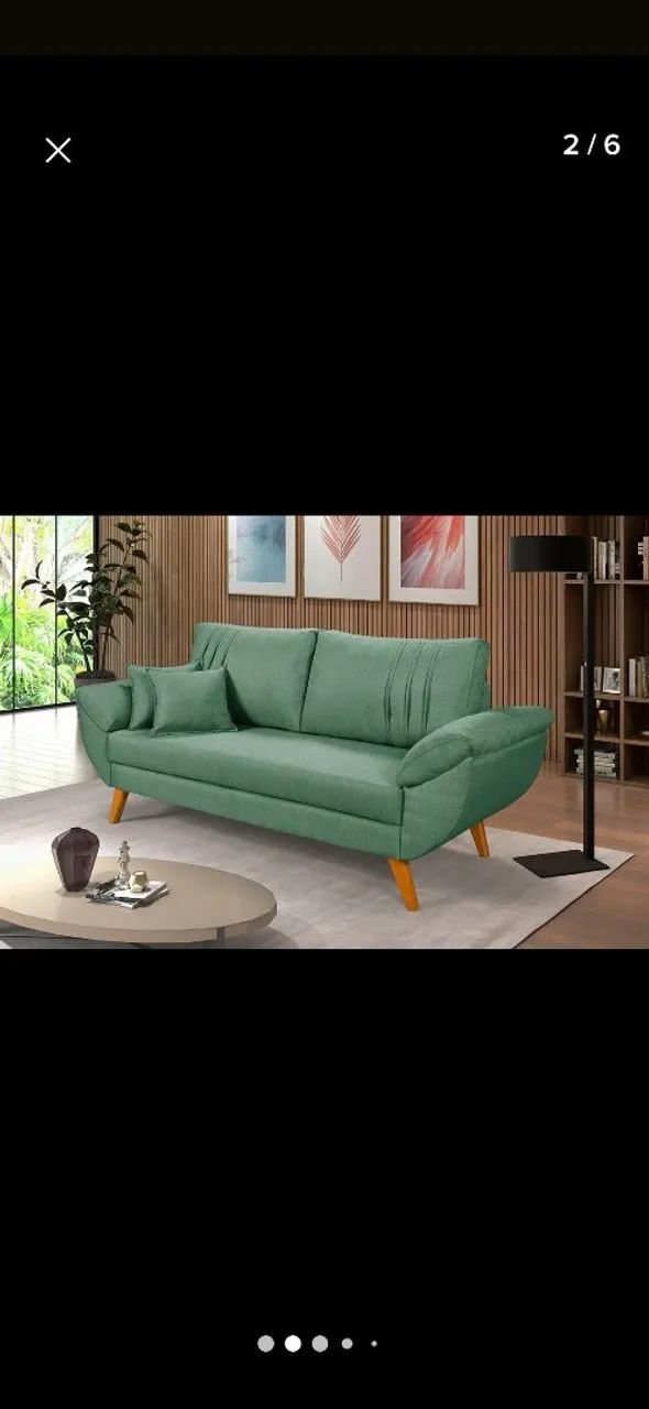 Sofá retrô novo - Foto 2