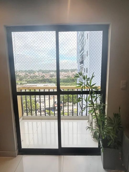 Porta de correr vidro esquadria preto - Foto 2