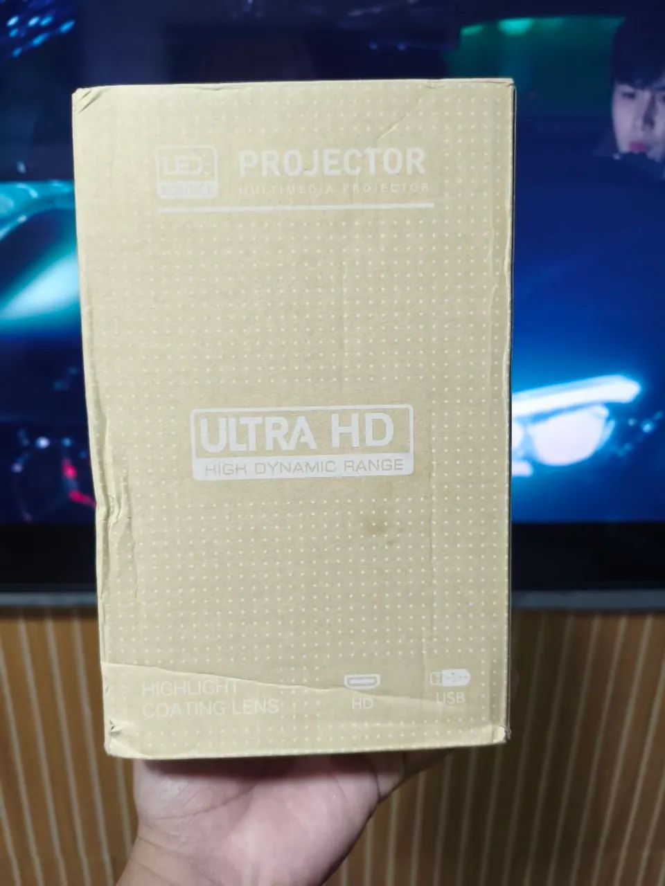 Projetor HY300 - Já com 3 Meses de Canais Grátis  - Foto 2