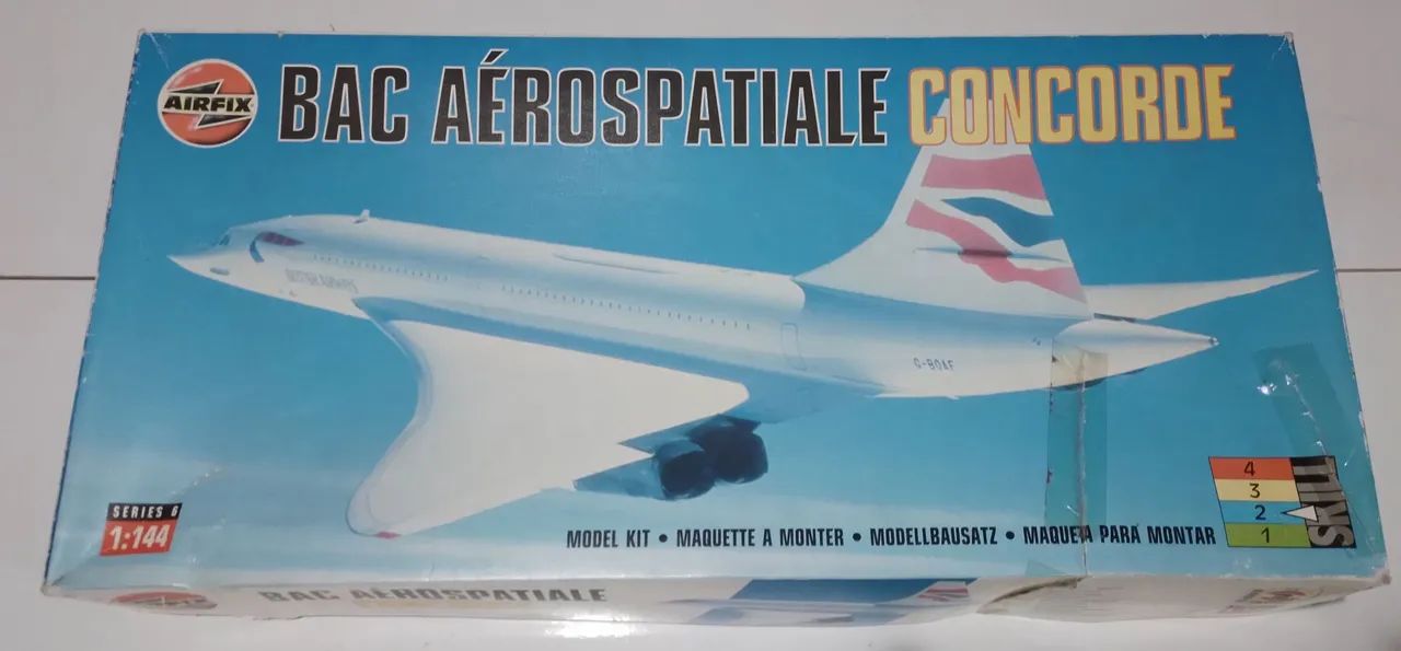 Avião Concorde plastimodelismo - Foto 6