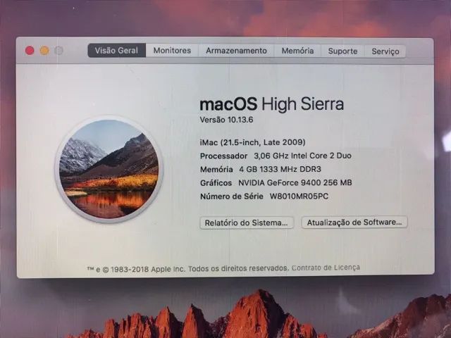 iMac A1311- 21,5 " - 2009 late - teclado e mouse - Foto 2