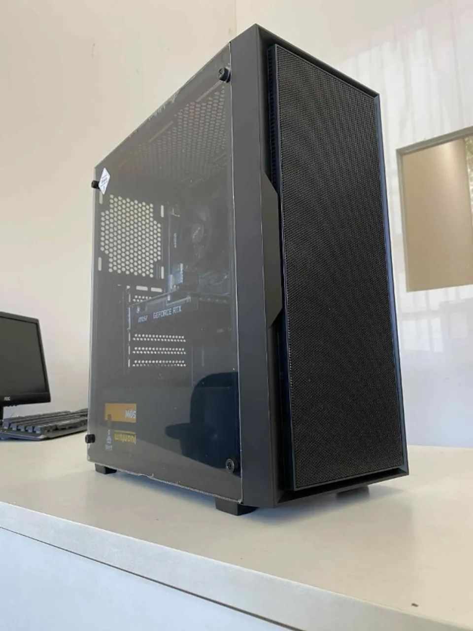 Computador Gamer Ryzen 5 5500 NVME 1TB 16GB RAM RTX 3060 12GB- Loja física - Foto 2